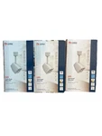 3 Pack Lithonia Lighting White Led Linear Track Step Head Fixtures. Fixed Price $49.95.
