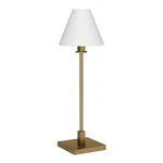 Hampton & Thyme 28" Tall Table Lamp With Cone Fabric Shade Brass:. Fixed Price $49.99.