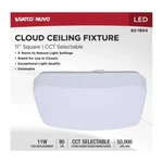Nuvo 62-1854 11" Led Cloud Fixture Watt Cct Selectable (1, 2, Or Pack). Fixed Price $57.99.