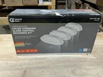 Commercial Electric Slim Baffle Led 6 Round Adj Color Temp Recessed Lights 4-PK. Fixed Price $34.99.