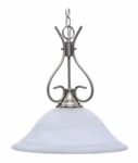 Progress Lighting Alabaster Glass Single 15" Wide Pendant. Fixed Price $110.00.
