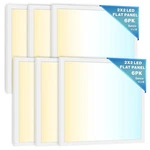 Sunco 6 Pack Led Flat Panel Lights For Drop Ceiling, Troffer Replacement 2X2. Fixed Price $241.41.