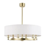 James Allan HVLCH85475 Butte 6 Light 31"W Taper Candle Drum - Brass. Fixed Price $2869.00.