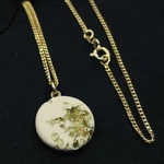 925 Sterling Silver Artisan Concrete Cement Pendant Necklace 18". Fixed Price $38.00.