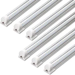 Barrina Led Shop Lights, 40W 5500LM 5000K, 4FT Integrated Fixture, V SHAPE,T8. Fixed Price $97.06.