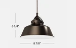 Wac Lighting MP-LED483-AB/DB Antique/dark Bronze 9"W Mini Pendant. Fixed Price $87.72.