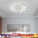 Acrylic Crystal Flush Mount Ceiling Light Led Chandelier Bedroom Pendant Fixture. Fixed Price $68.35.