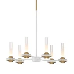 Eurofase Lighting 45712-029 Torcia 25"W Chandelier White. Fixed Price $407.99.