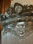 Gallery French Empire Crystal Chandelier. Fixed Price $3800.00.