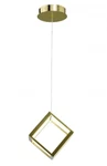 Bethel International Hanging Led Single Pendant Gold Light Fixture OC27P7G. Fixed Price $219.86.