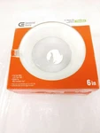 3 Commercial Electric In. White Led Trim Rings Light TR60BZ Recessed Can. Fixed Price $24.82.