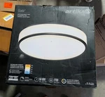 Artika Giada 15 In. Black 5CCT Integrated Selectable Flush Mount Ceiling Light. Fixed Price $79.00.