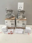 Lot 2 Trans Globe Lighting W-460 Bn Indoor Stingray 6" Flushmount Brushed Nickel. Fixed Price $16.38.