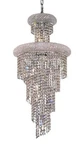 Elegant Lighting Spiral 16" 10 Royal Crystal Chandelier. Fixed Price $880.00.