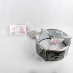 Harrison Metal Semi-flush Mount Ceiling Light W/ Black Shade & Brushed Nickel. Fixed Price $38.42.