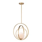 Maxim Lighting Coronet 1 Pendant, Satin Brass - 26054SWSBR. Fixed Price $358.40.