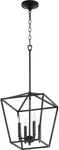 Quorum International 604-4-69 Gabriel Mini Chandelier Noir. Fixed Price $274.99.