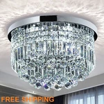 Crystal Light Chandelier 9 Led Decor Living Flush Mount Wedding Raindrop. Fixed Price $288.99.