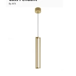 Afx Cass CSSP12L30D1GD 12" Led Pendant Gold Finish Dimmable 2500-3000K. Fixed Price $124.88.