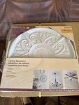 Allen + Roth Portfolio 17.88TRADITIONAL White Composite Ceiling Medallion Paint. Fixed Price $25.00.