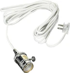 Globe Electric 65442 1LGT 1-LIGHT Chrome Plugin Pendant. Fixed Price $24.99.
