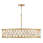 Fredrick Ramond Estie 8 Light Chandelier, Piastra Gold - FR41506PI. Fixed Price $4164.15.