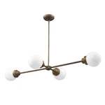 Acclaim Lighting Portsmith 4 Pendant, Raw Brass - IN21222RB. Fixed Price $232.00.