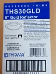 Thomas Lighting THS30GLD 6" Gold Reflector (sold By The Carton Of 8 Trims). Fixed Price $29.00.