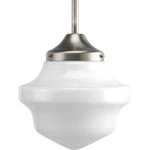 Progress Lighting P5196 School House 8"W Mini Pendant - Nickel. Fixed Price $154.99.