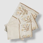 Popular Bath Beige Bloomfield Floral Cotton 3-PIECE Towel Set. Fixed Price $23.43.