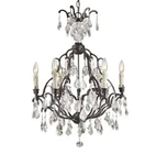 World Imports 2616-89TIMELESS Elegance 6-LIGHTCRYSTAL Chandelier Bronze.. Fixed Price $154.93.