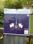 Commercial Electric Chandelier 5 Light Oil Rubbed Bronze Reversible 23 Diameter. Fixed Price $58.78.