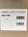 Wac Lighting G933-AM Glass Shade Truffle, Amber. Fixed Price $99.00.