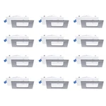 Nadair 12 Pack Ic Rated Dimmable Ultra Slim Recessed Light With Junction Box .... Fixed Price $343.95.
