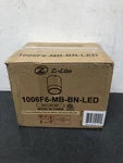 Z-lite Algar 6" Led Flush Mount Ceiling Fixture Matte Black / Brushed Nickel. Fixed Price $77.99.
