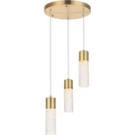 Elegant Lighting Constellation 3 Clear Led Pendant Gold. Fixed Price $426.00.