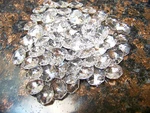 200- 14MM Aaa Hole Cut Leaded Crystal Clear Octagon Glass Beads Chandelier. Fixed Price $23.97.