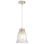 Westinghouse Brushed Nickel Mini Pendant Hanging Ceiling Light Fixture. Fixed Price $44.65.