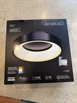 Artika Aiden Black Modern Led Flush Mount Ceiling Light. Fixed Price $70.00.