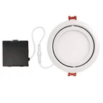 Slimline Swivel In. White Finish Led Recessed Kit By Globe Electric (4-PACK). Fixed Price $124.99.