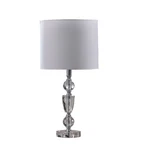 Ore HBL2476 In Cale Cut-crystal Modern Table Lamp, 23.5", Silver Chrome. Fixed Price $99.79.
