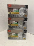 Lot Of Globe Electric White Led 3" Recessed Light Kit Spot Swivel 9082101. Fixed Price $39.99.