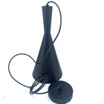 Dainolite Helsinki HKI-81P-BK Black Pendant Light 15" Modern Cone E26 60W New. Fixed Price $79.99.