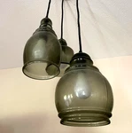 Pottery Barn Paxton Glass 3-LIGHT Indoor/outdoor Pendants (13") #S9139 Read!. Fixed Price $347.20.