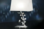 26" Schonbek Swarovski Crystalon 2-LIGHT Table Lamp SCY580N-SS1S New Imperfect. Fixed Price $699.95.
