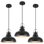 Guihualove Black Pendant Lights Kitchen Island, 11.4 Inch Dome 3 Pack,. Fixed Price $127.70.