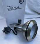 Satco TH331 Euro Head Brushed Nickel Track Lighting Par 30 Bulb Short Neck New. Fixed Price $8.28.