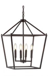 Jonathan Pagoda 16 In. 4-LIGHT Bronze Metal Led Pendant JYL7437A. Fixed Price $50.00.