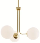 Afx Metropolitan Led 27 Inch Satin Brass Pendant Ceiling Light - Open Box. Fixed Price $179.99.