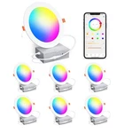 Smart Recessed Lighting 4 Inch Rgbcw Color Changing 12W Led Ceiling. Fixed Price $69.99.